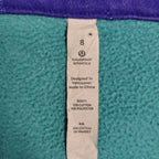 Lululemon Scuba Full Zip Hoodie Purple & Teal Women’s Size 8