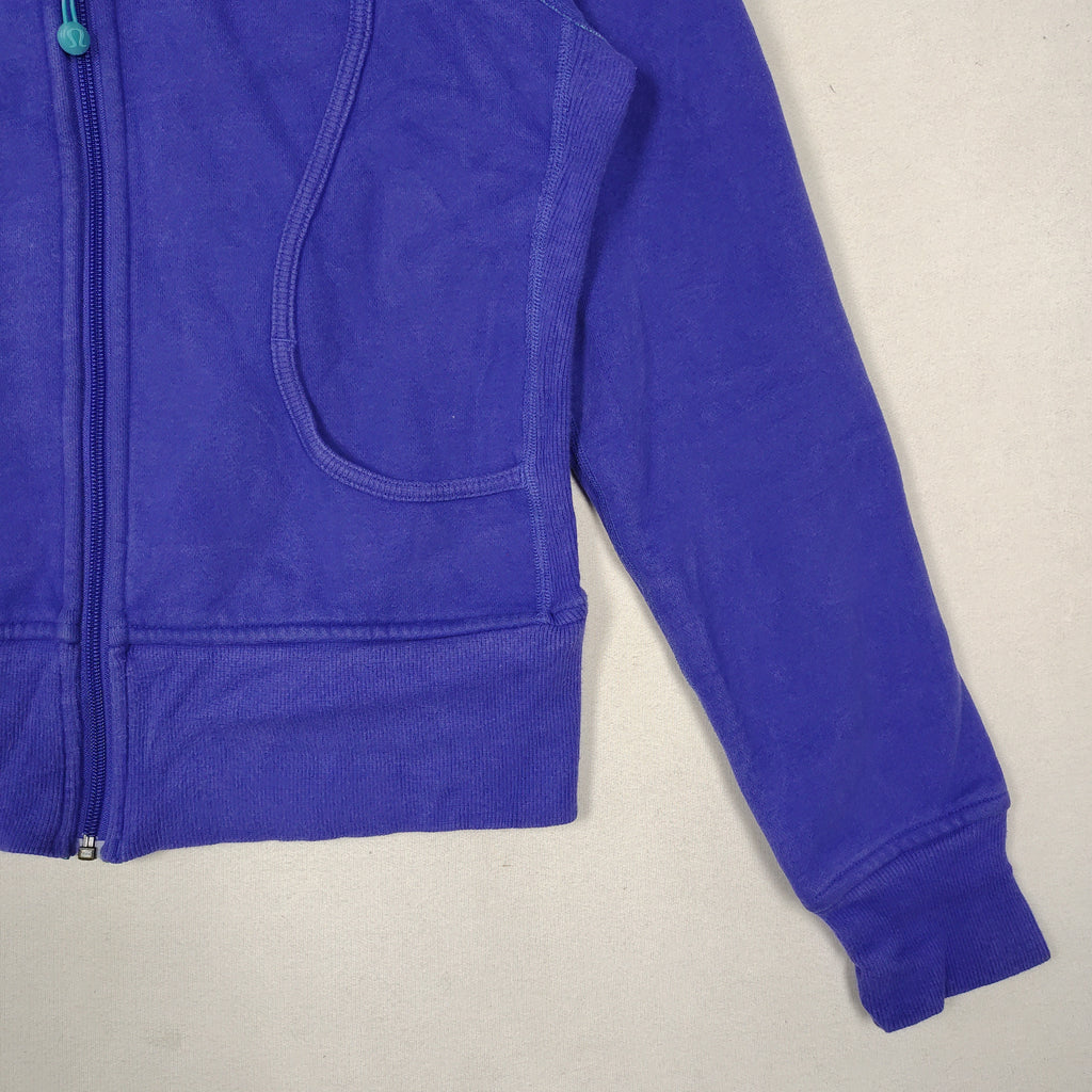 Lululemon Scuba Full Zip Hoodie Purple & Teal Women’s Size 8