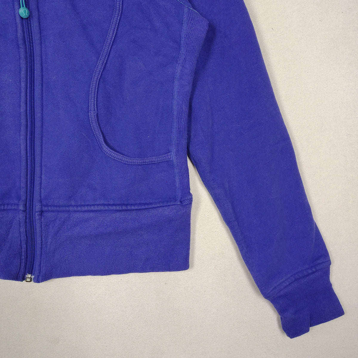 Lululemon Scuba Full Zip Hoodie Purple & Teal Women’s Size 8