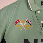 Ralph Lauren NZL Big Pony Polo Shirt – Sage Green & Navy