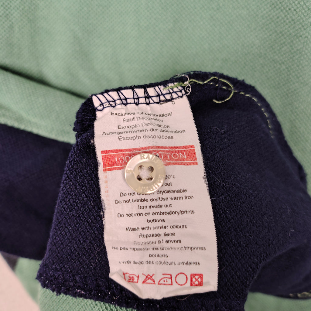 Ralph Lauren NZL Big Pony Polo Shirt – Sage Green & Navy