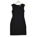 Lauren Ralph Lauren Sleeveless V-Neck Sheath Dress – Black