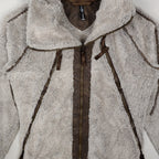 KÜHL Flight Hooded Fleece Jacket Women’s XS Gray Brown Full Zip