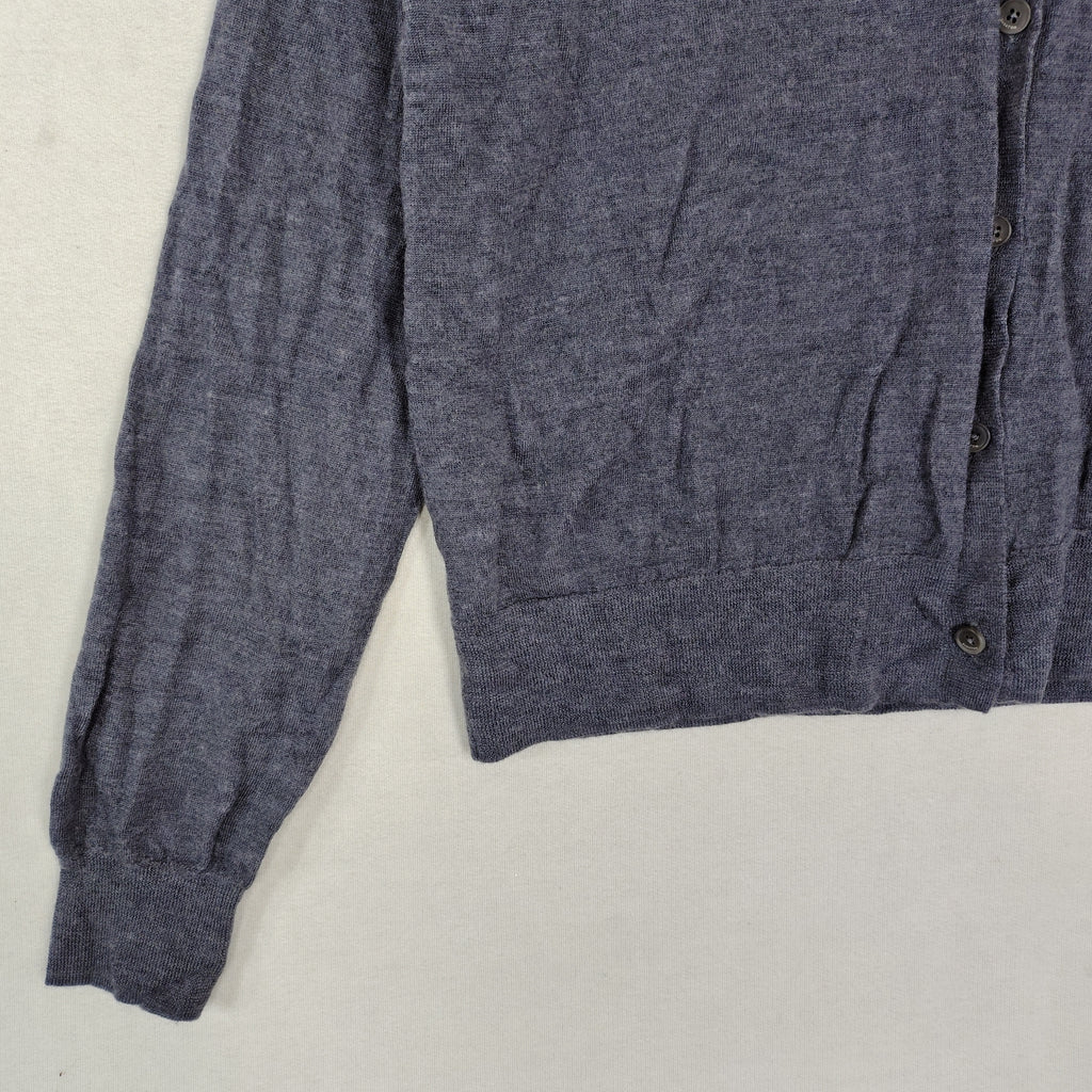 Aritzia Babaton Gray Button Front Knit Cardigan Women’s Large