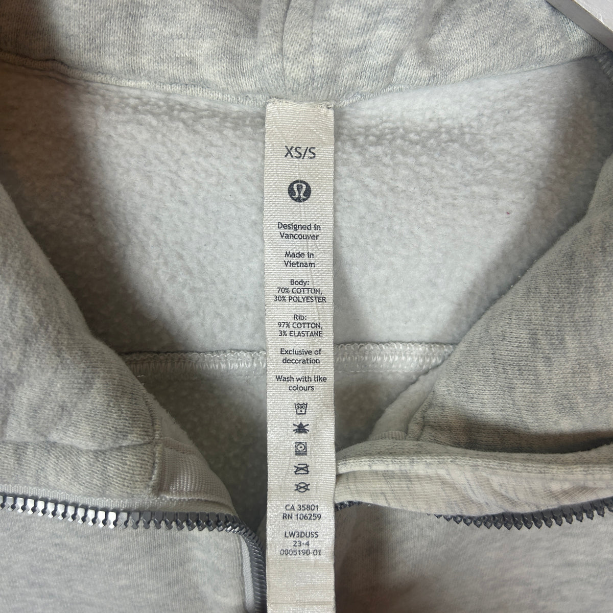 Lululemon Scuba Hoodie – Heather Grey XS/S