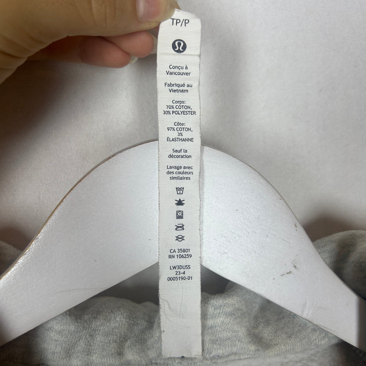 Lululemon Scuba Hoodie – Heather Grey XS/S