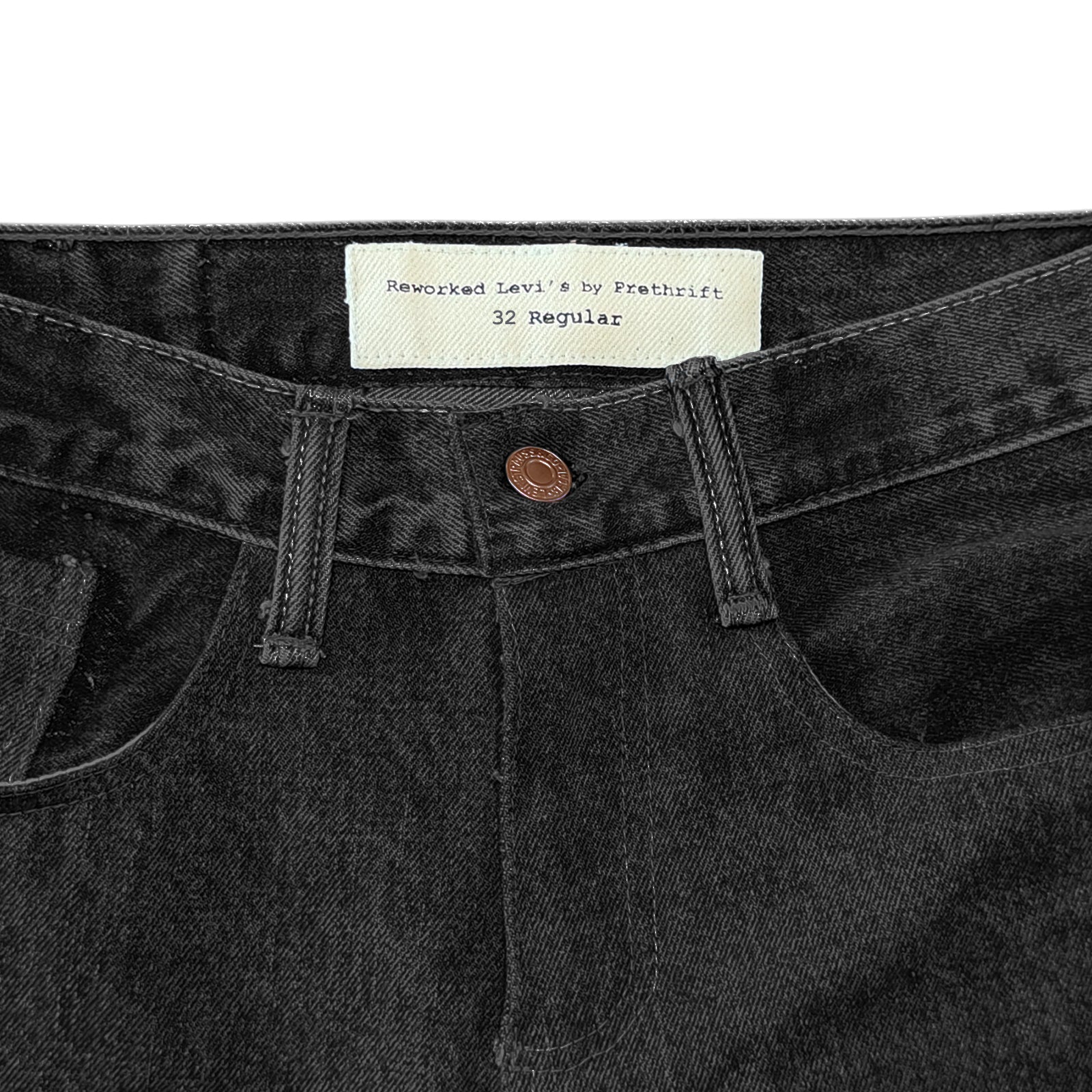 Levi's Reworked Men's Black Wide Leg Jeans