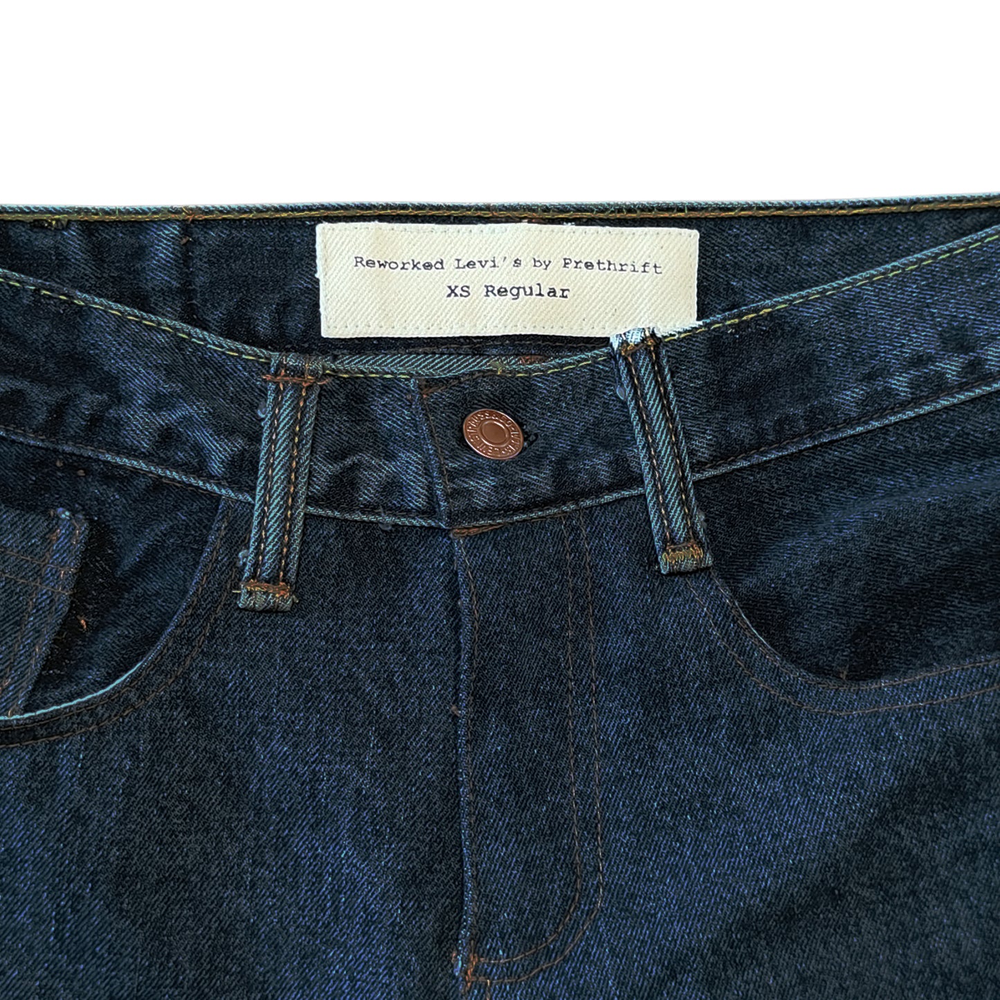 Levi's Reworked Women's Dark Blue Wide Leg Jeans