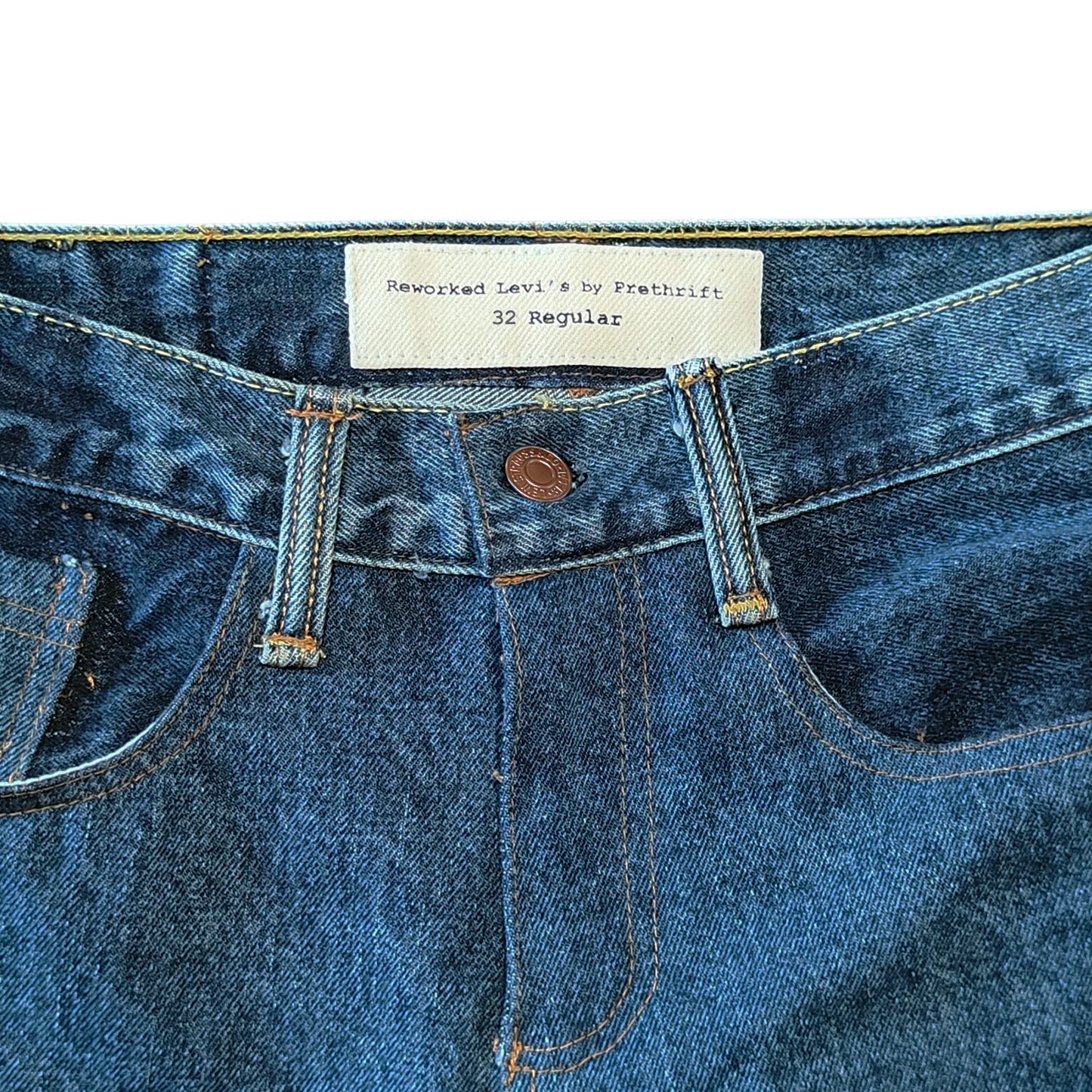 Levi's Reworked Men's Medium Blue Wide Leg Jeans