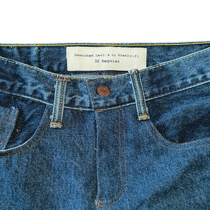Levi's Reworked Men's Medium Blue Wide Leg Jeans