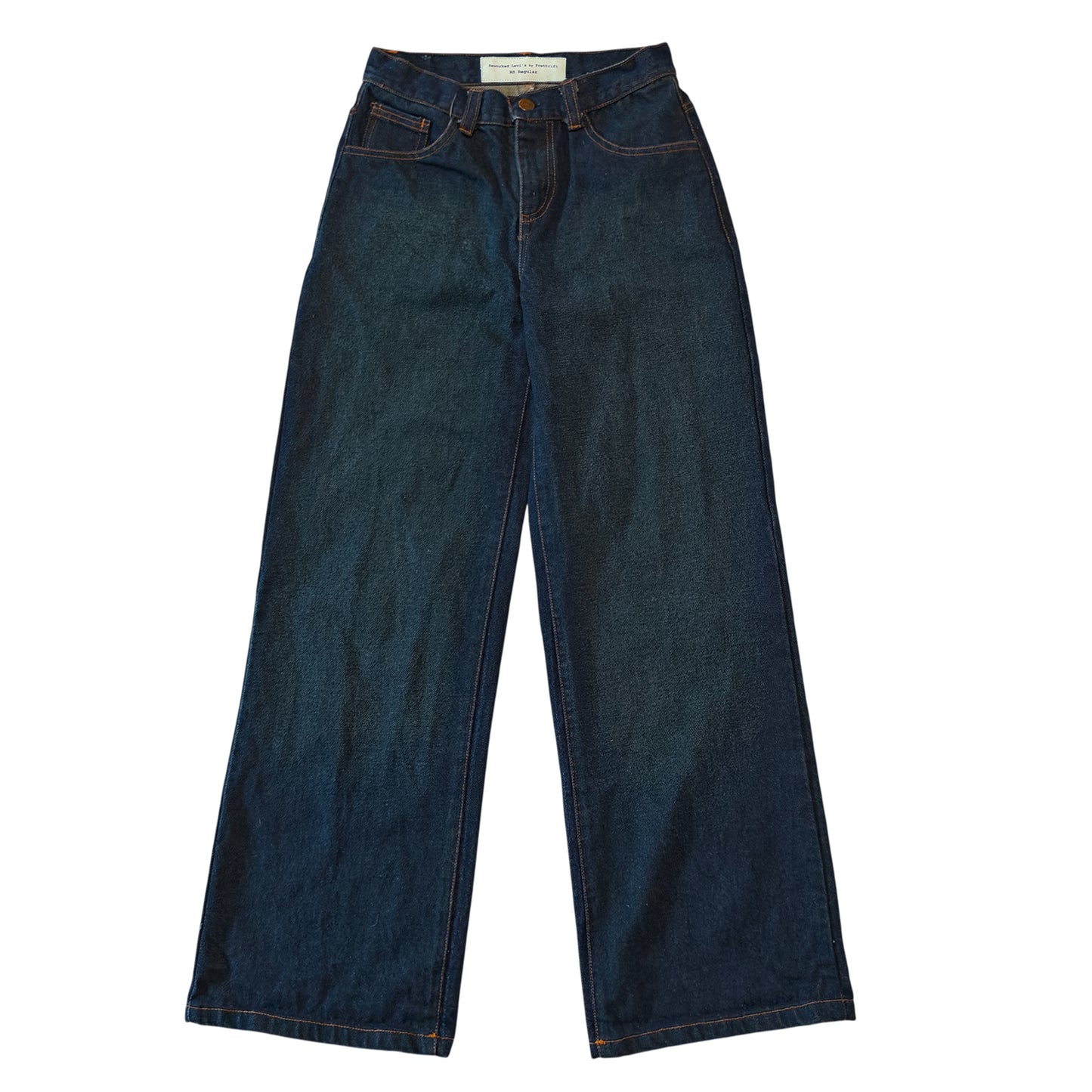 Levi's Reworked Women's Dark Blue Wide Leg Jeans