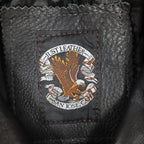 Vintage Just Leather San Jose CAL Leather Biker Jacket