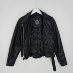 Vintage Just Leather San Jose CAL Leather Biker Jacket