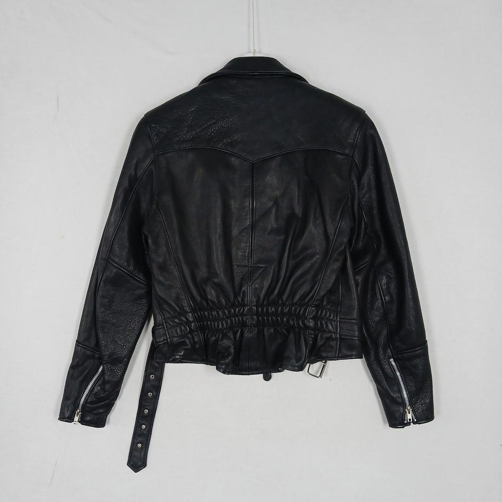 Vintage Just Leather San Jose CAL Leather Biker Jacket