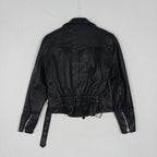 Vintage Just Leather San Jose CAL Leather Biker Jacket
