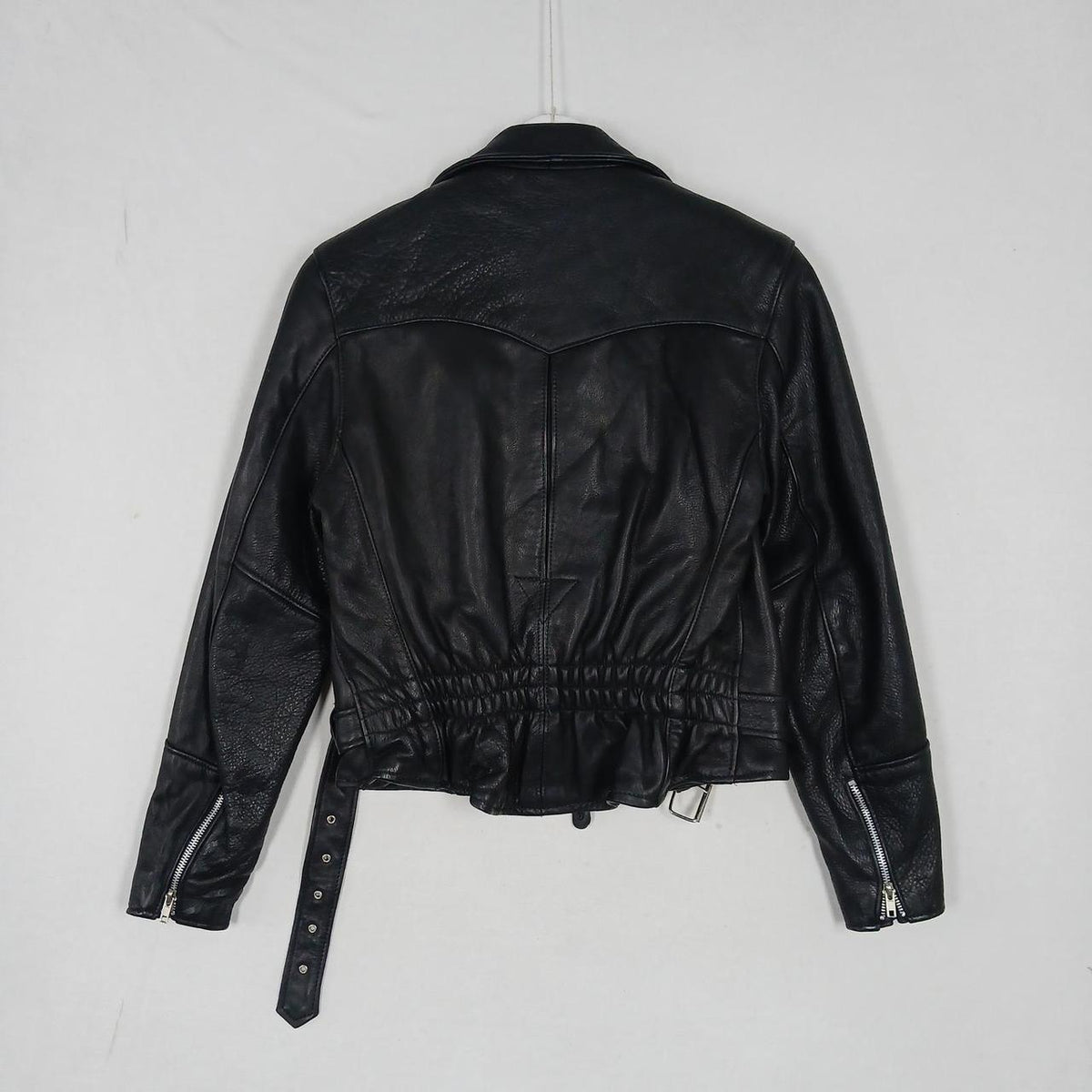 Vintage Just Leather San Jose CAL Leather Biker Jacket