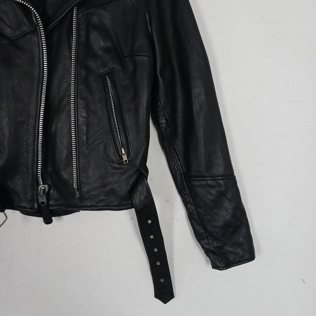 Vintage Just Leather San Jose CAL Leather Biker Jacket