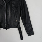 Vintage Just Leather San Jose CAL Leather Biker Jacket