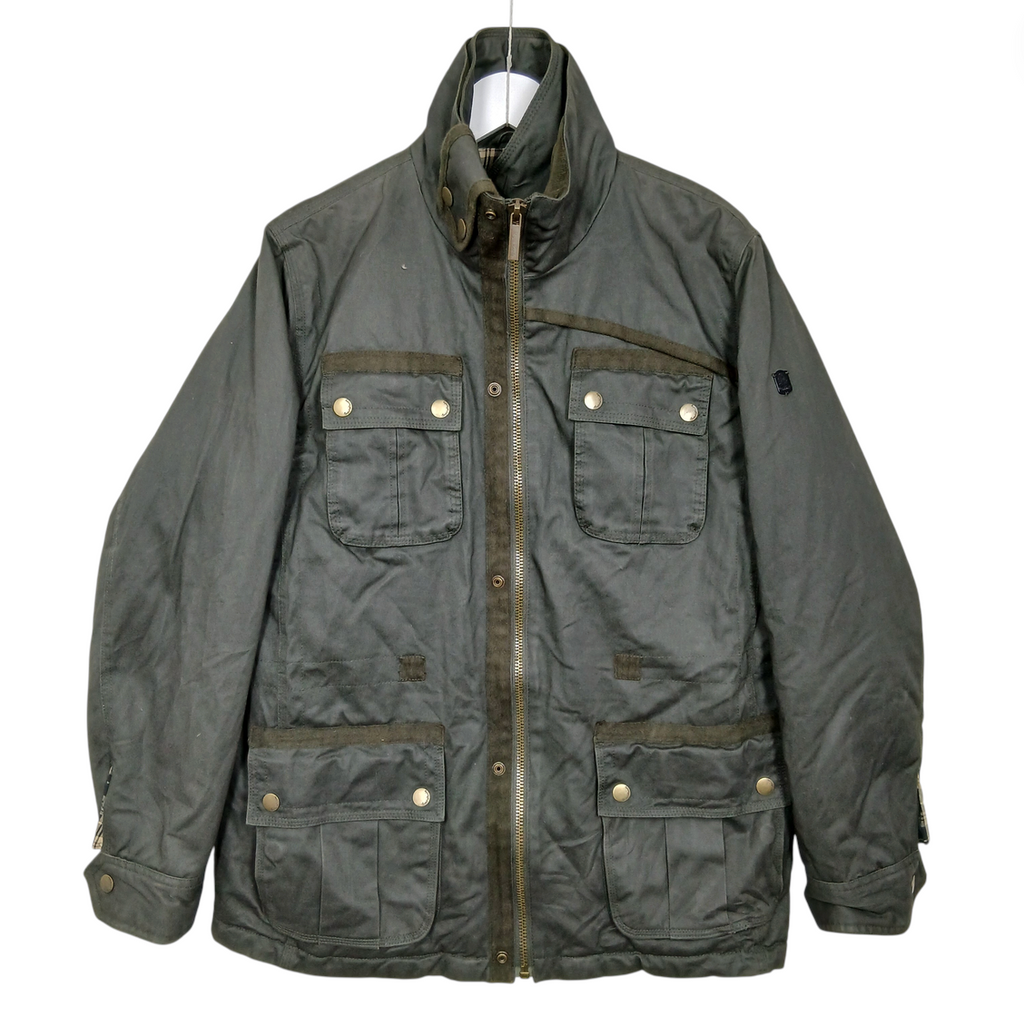 English Laundry Plaid-Lined Field Jacket