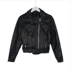 Vintage Just Leather San Jose CAL Leather Biker Jacket
