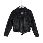 Vintage Just Leather San Jose CAL Leather Biker Jacket