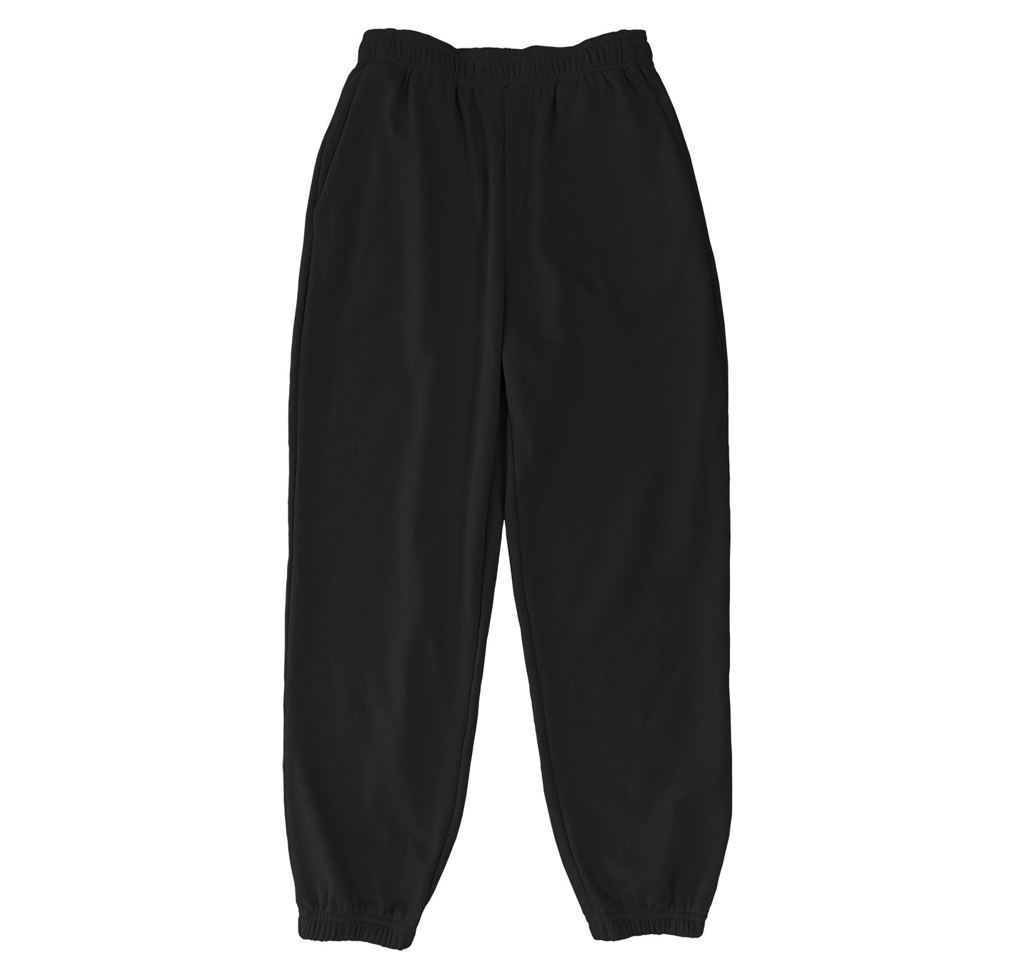 Black Sponge Fleece Jogger Sweatpants