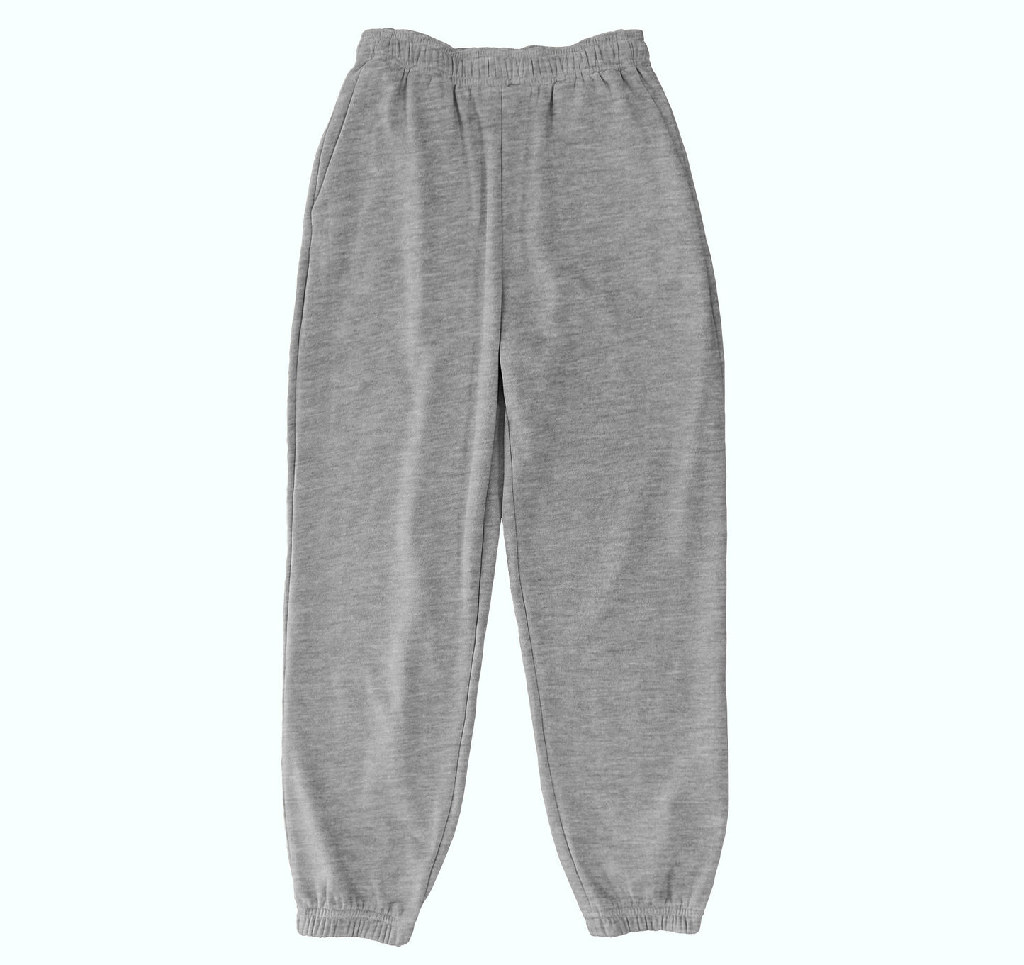 Heather Gray Sponge Fleece Jogger Sweatpants