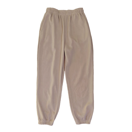 Khaki Sponge Fleece Jogger Sweatpants