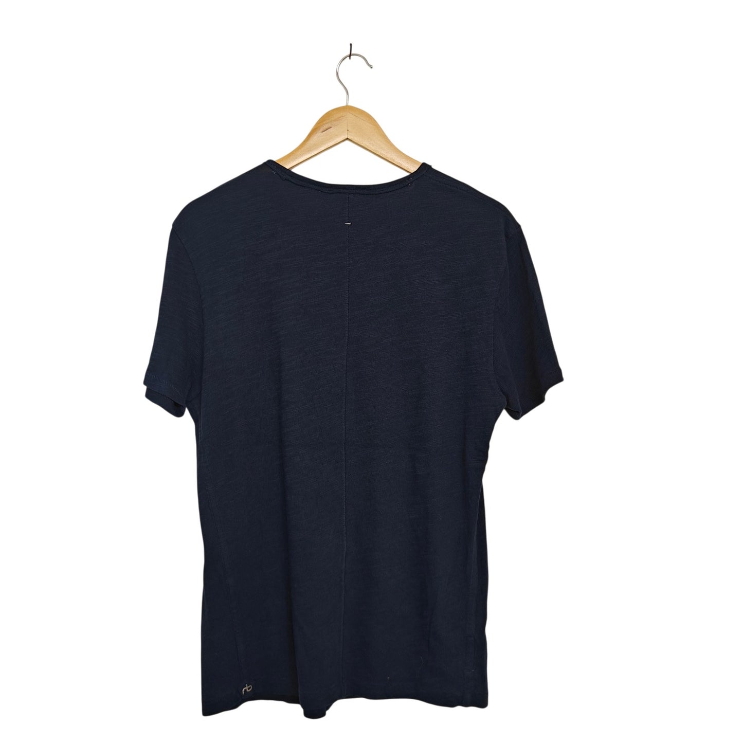 Navy Blue Slub Pocket Tee