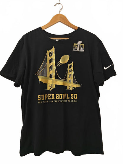 Black Super Bowl 50 Golden Gate Bridge Tee 2016