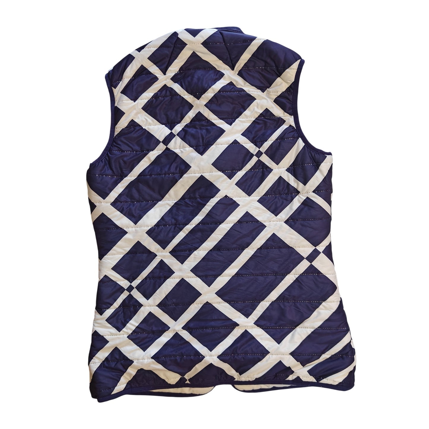 Purple and White Golf Tour Performance Quilted Vest