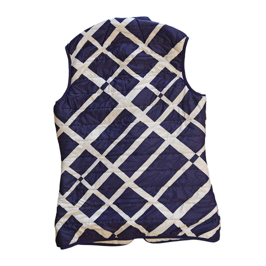 Purple and White Golf Tour Performance Quilted Vest