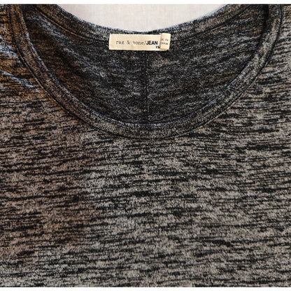 Gray Marled Long-Sleeve Tee