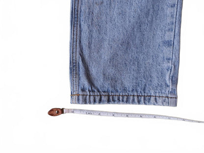 Straight Leg Light Wash Crossover Jeans Size 6
