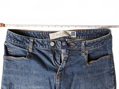 Bootcut Stretch Cropped Jeans Size 6