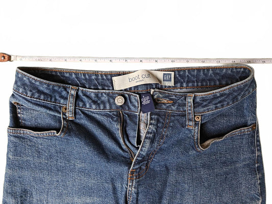 Bootcut Stretch Cropped Jeans Size 6