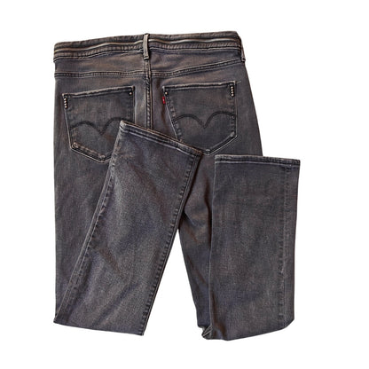 Gray Moto Zip Jeans