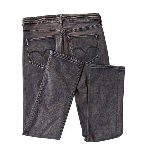 Gray Moto Zip Jeans