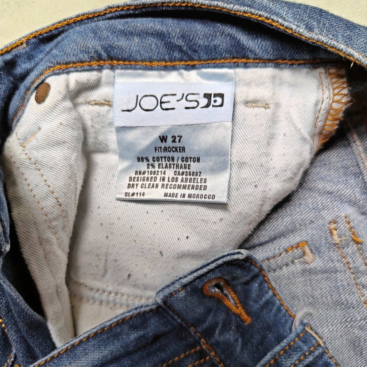 Rocker Bootcut Jeans With Flap Pockets