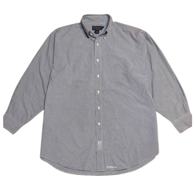 Blue Check Button Down Shirt