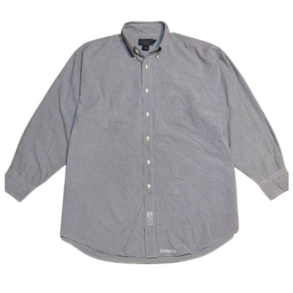 Blue Check Button Down Shirt