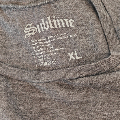 Gray Sublime Sun Logo Band Tee