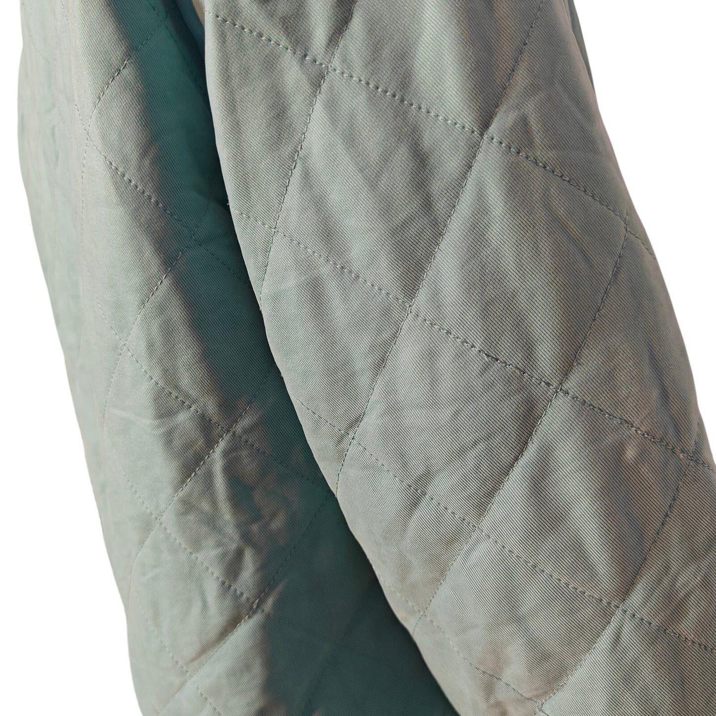 Seafoam Green Quilted Barn Jacket