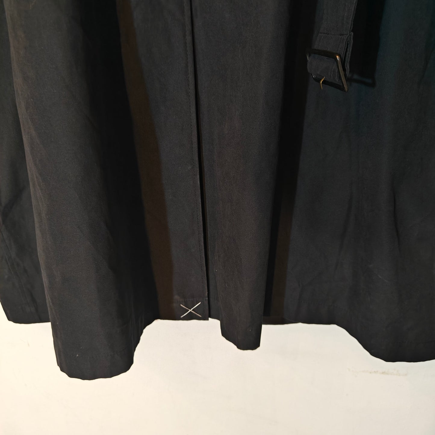 Black Iconic Double Breasted Trench Coat