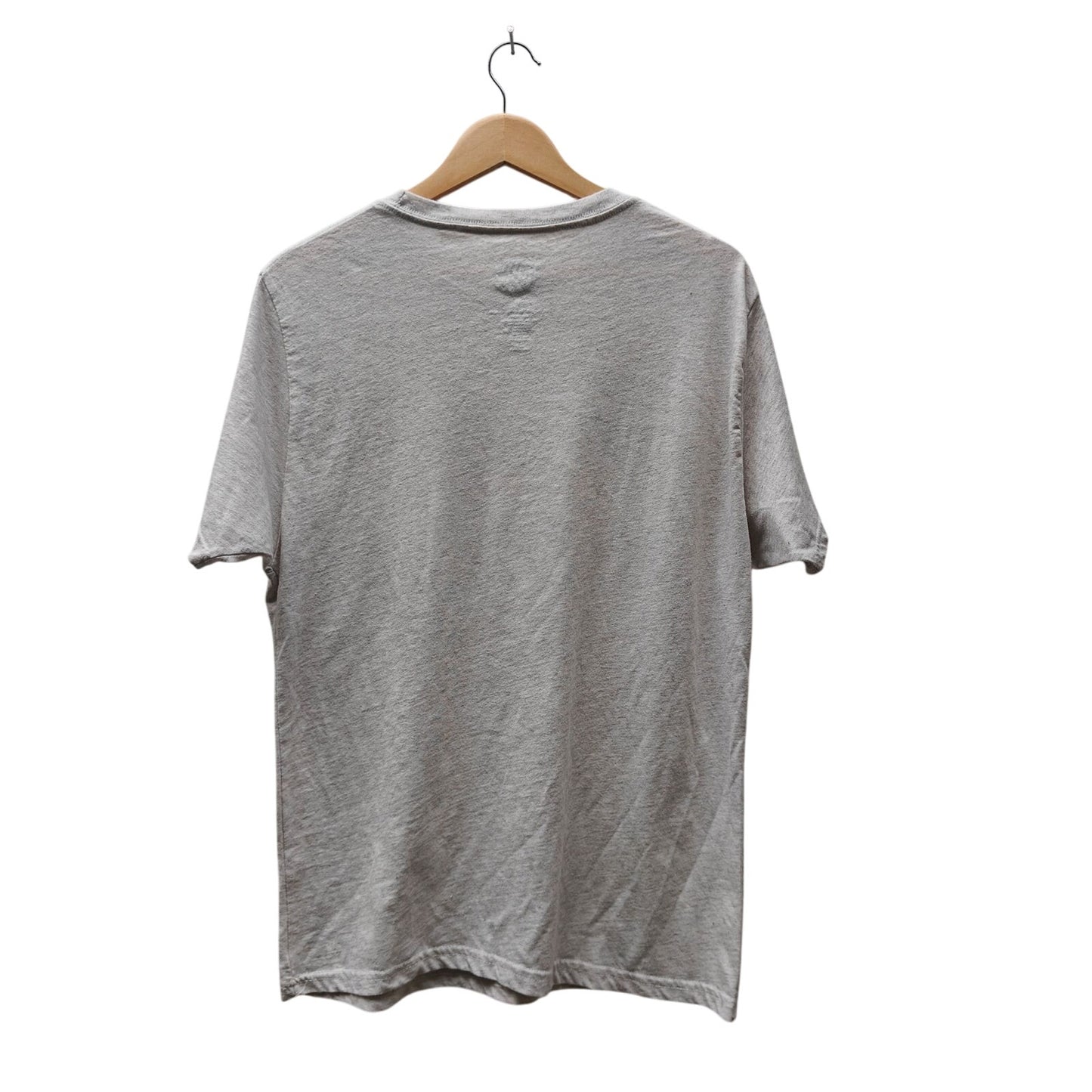 Heather Gray Home Free Retro Stripe Graphic Tee