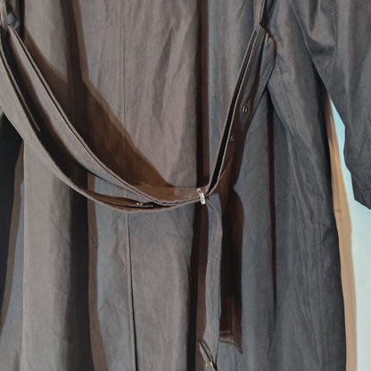 Black Iconic Double Breasted Trench Coat