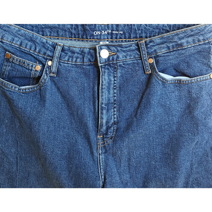 Wide Leg High Rise Jeans