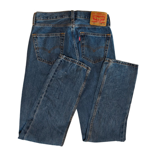 505 Straight Leg Medium Wash Jeans