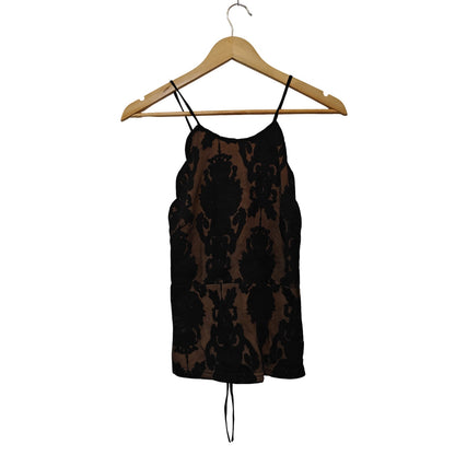 Black Sheer Lace Tank