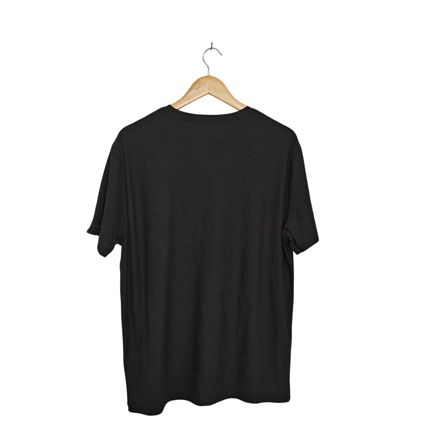 Black Pima Cotton Henley Tee Shirt